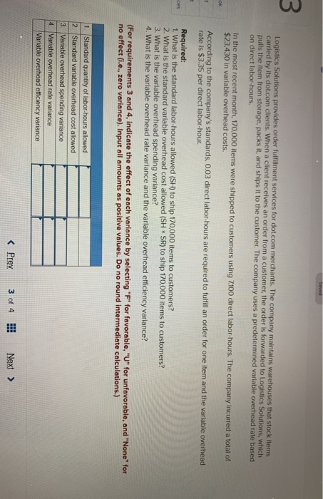  3 ok + Logistics Solutions provides order fulfillment services for dot.com