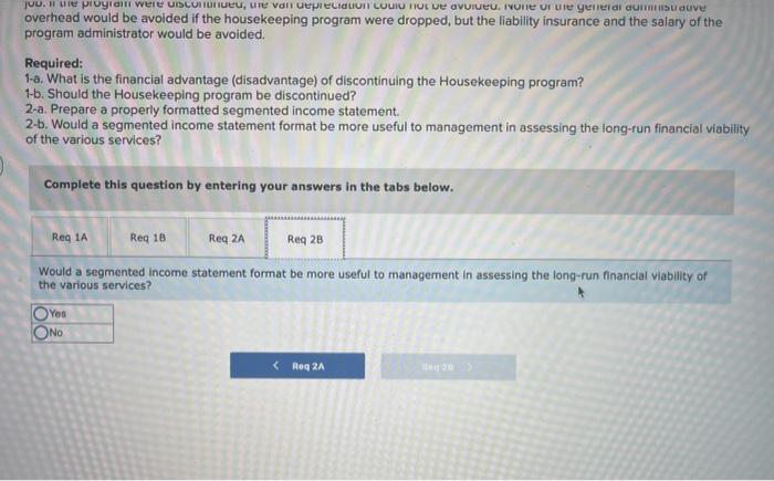 expenses for the past year follow: -Allocated on the basis of program