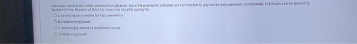 a fortuitous loss include which of the following? 1. The loss is
