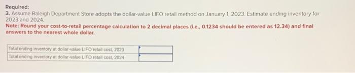 method for the year ended December 31, 2022. Available information follows: a.