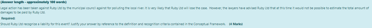 Thanks for your help :) (Answer length - approximately 100 words) Legal