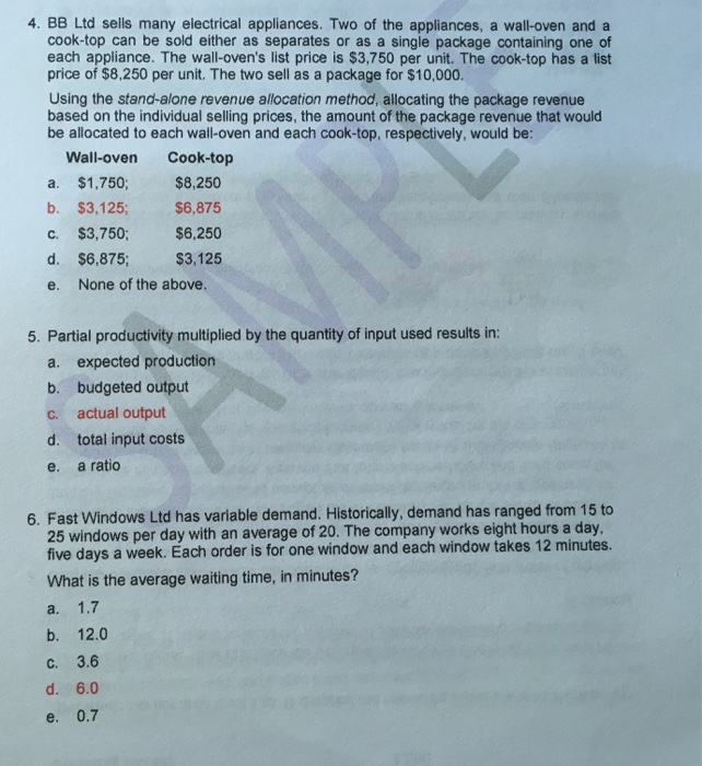 answers for question 1,2,4 and 6. 1. Metal Parts Ltd is considering