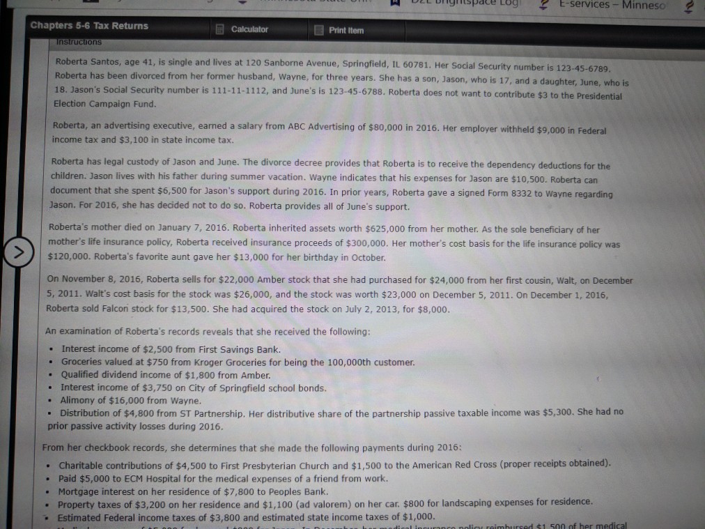 Complete form 1040, schedule A, schedule B, schedule D, Form 8949, Schedule