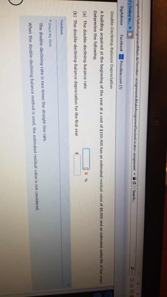  ssignment/takeAssignment Main.do?invoker=assignments&take AssignmentSessionLocator assignment Search... 2 Online te... X TripAdvisor Facebook