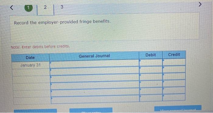 employee salaries of $1.4 million. Withholdings in January are $107100 for the