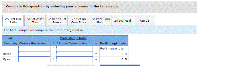 to the questions displayed below.] Summary Information from the financial statements of