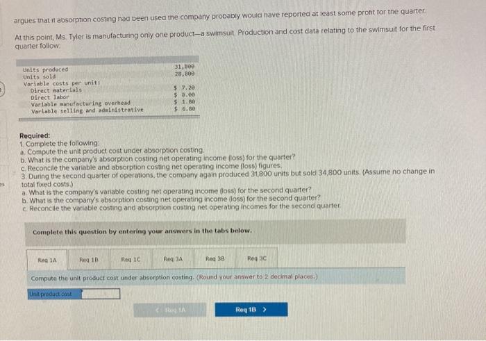 (L06-1, LO6-2, LO6-3) Tami Tyler opened Tami's Creations, Inc., a small manufacturing