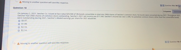  -> Moving to another question will save this response. Question 1