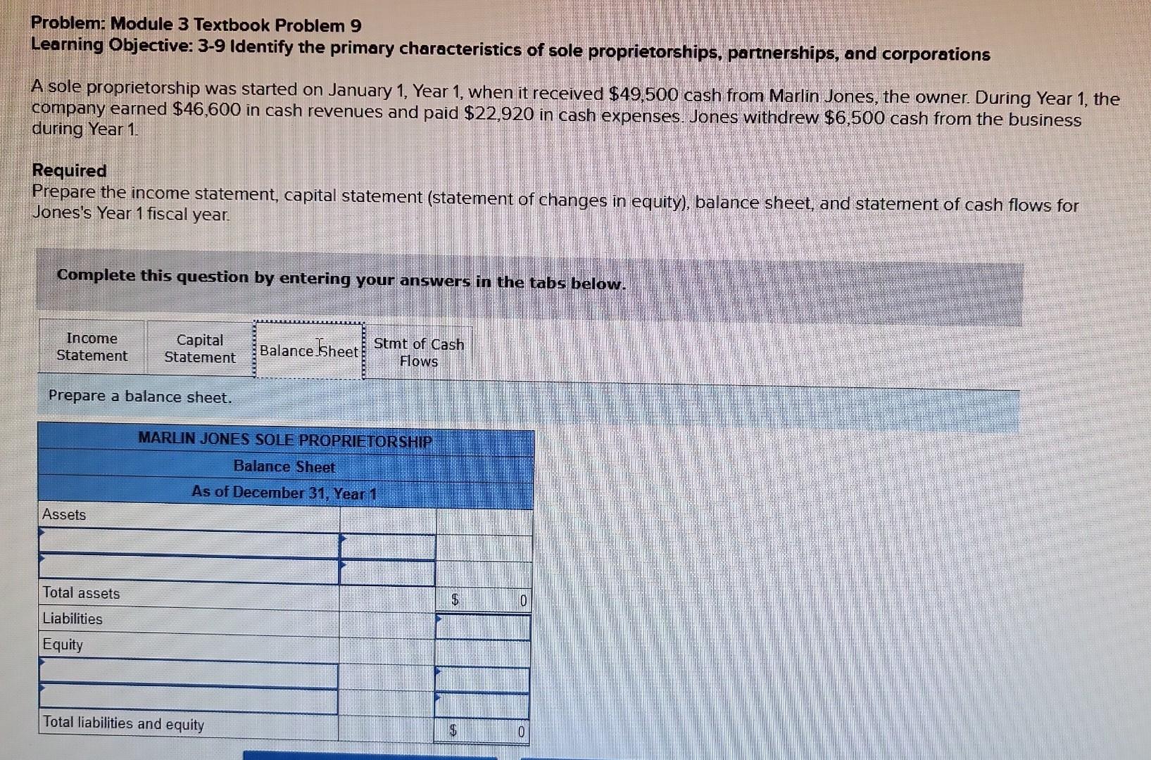started on January 1, Year 1, when it received $49,500 cash from