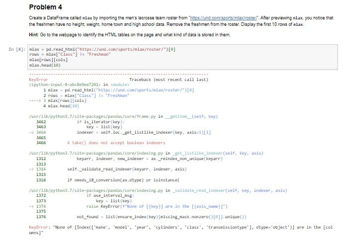 I used Python as my programing language. Can you please tell me