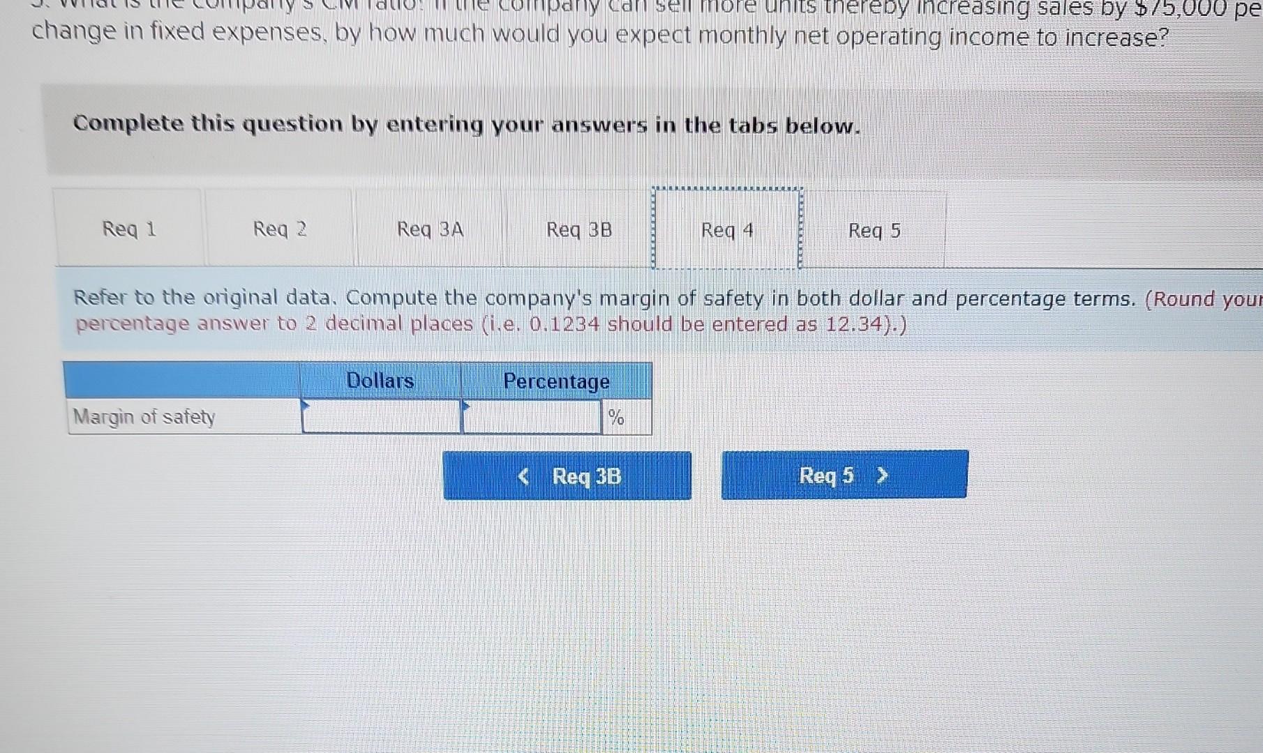 break-even point? 3-a. How many units would have to be sold each