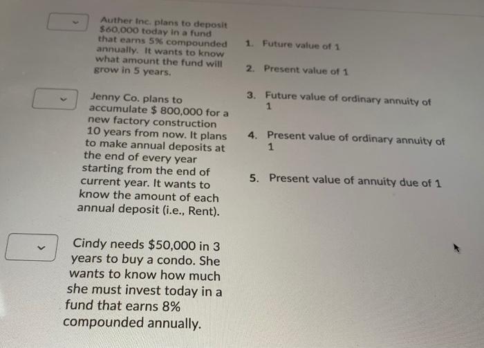  Below are four transactions and five tige value concepts. Match each