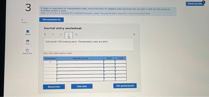 shipping costs assuming they are poid in cash and the perpetual inventory