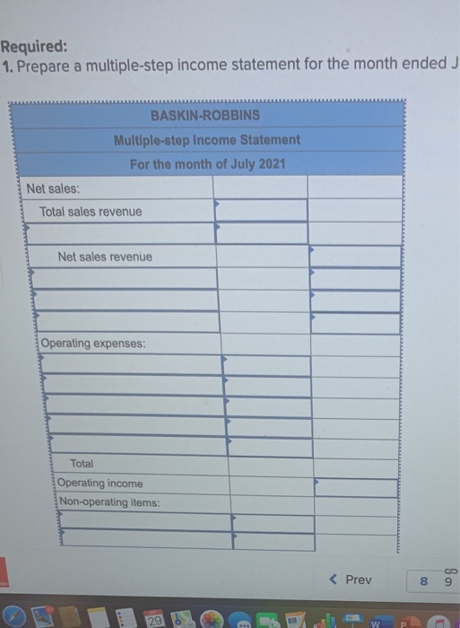 calculate the inventory turnover ratio and gross profit ratio (LO6-2, 6-7) [The