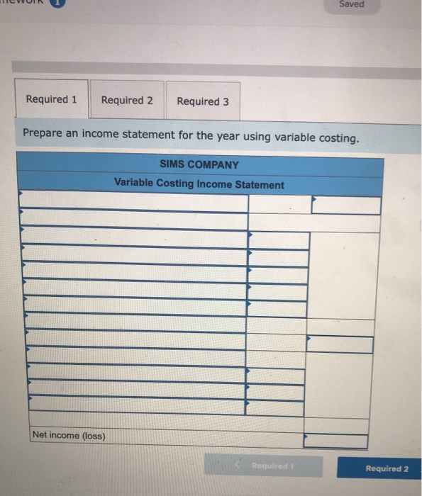 LO P2 Sims Company, a manufacturer of tablet computers, began operations on