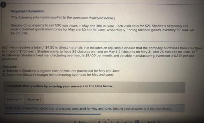 sales for the next five months: April Hay June July August 3,330