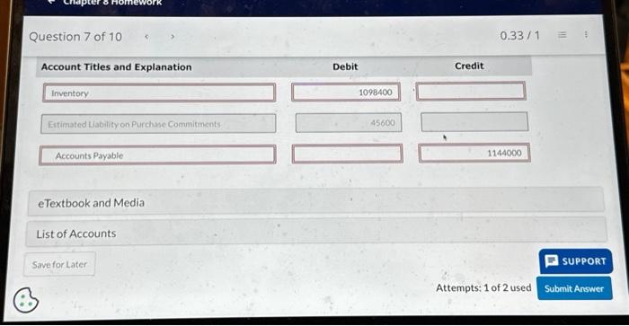 only have 1 more attempt Oriole Company signed a long-term noncancelable purchase