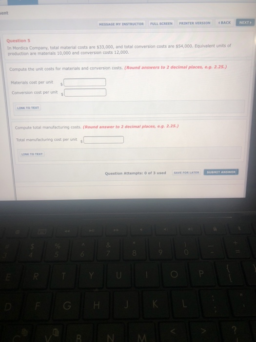  ent MESSAGE MY INSTRUCTOR fulL SCREEN PRINTER VERSION BACK NEXT Question