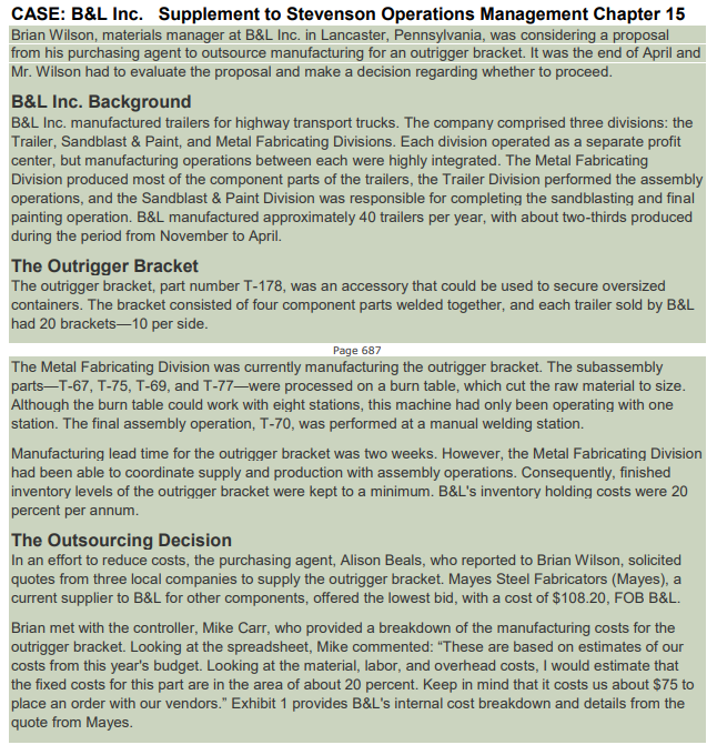 1. From this case study, I need assistance on calculating the carry