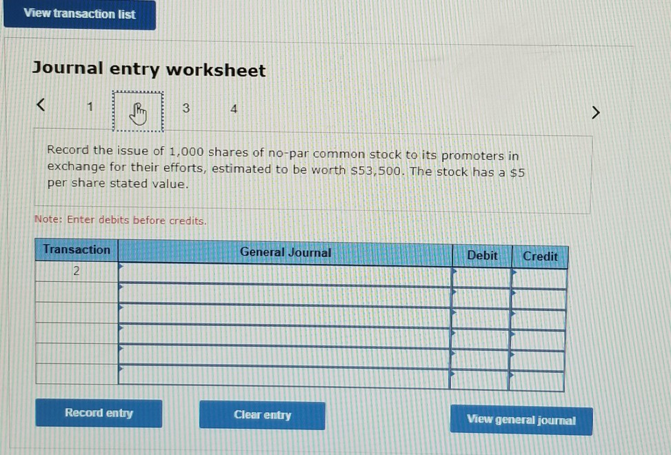 s24,000 cash. Note: Enter debits before credits. Transaction General Journal Debit Credit