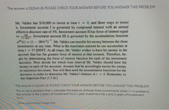  The answer is $12140.26 PLEASE CHECK YOUR ANSWER BEFORE YOU ANSWER
