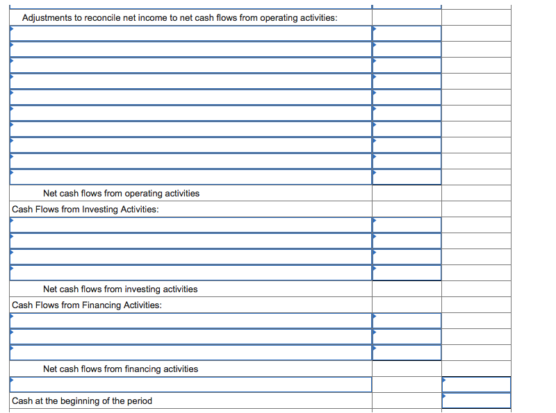Phones, Inc., are provided. VIDEO PHONES, INC. Income Statement For the Year