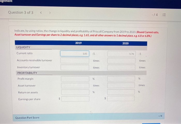 Company Balance Sheets December 31 Assets 2020 Cash $ 136,500 Debt investments