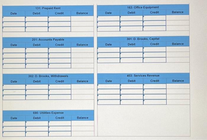Brooks invested $175,000 cash along with $29,000 in office equipment in the