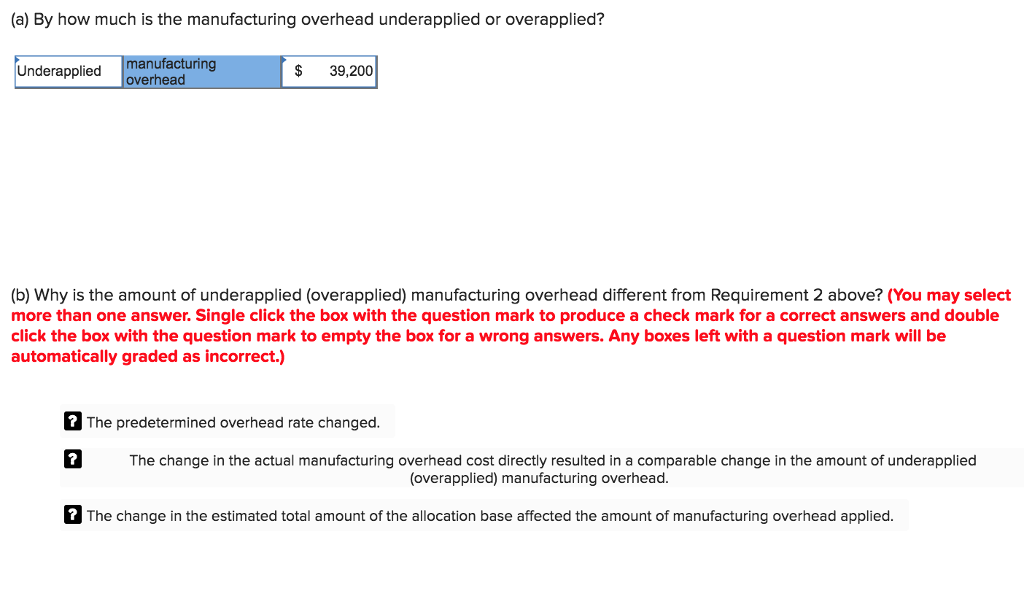 total amount of the allocation base Actual manufacturing overhead cost Actual total