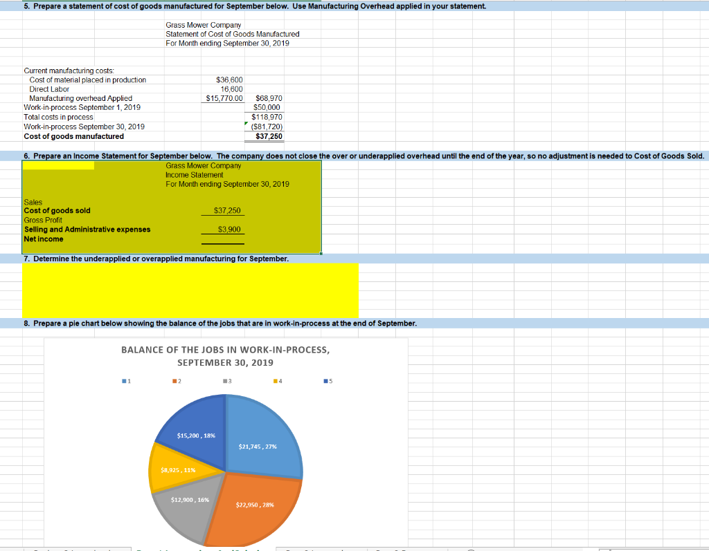 provided above. Thank you. Part 1: Information to use in completing is