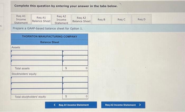 Identify the option that results in financial statements that are more likely