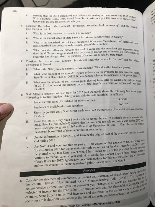 that answer thanks ! 185- Street Corporation-Marketable Securities te Sta its beginnings