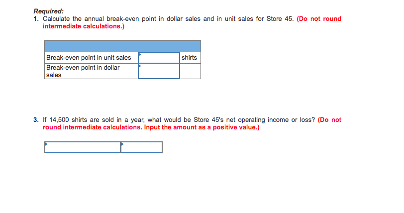 operates a chain of shirt stores that carry many styles of shirts