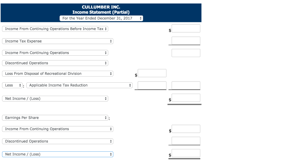 continuing operations before taxes during 2017 of $810,600. Additional transactions occurring in
