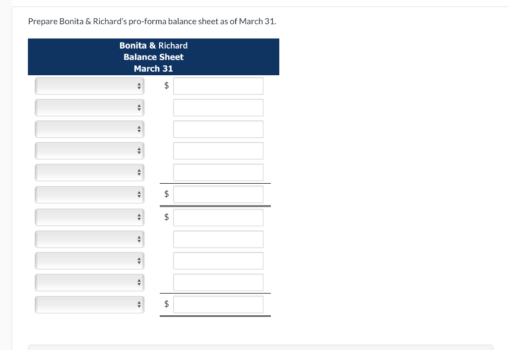 balance sheet as of December 31 is as follows: Cash $ 47,170