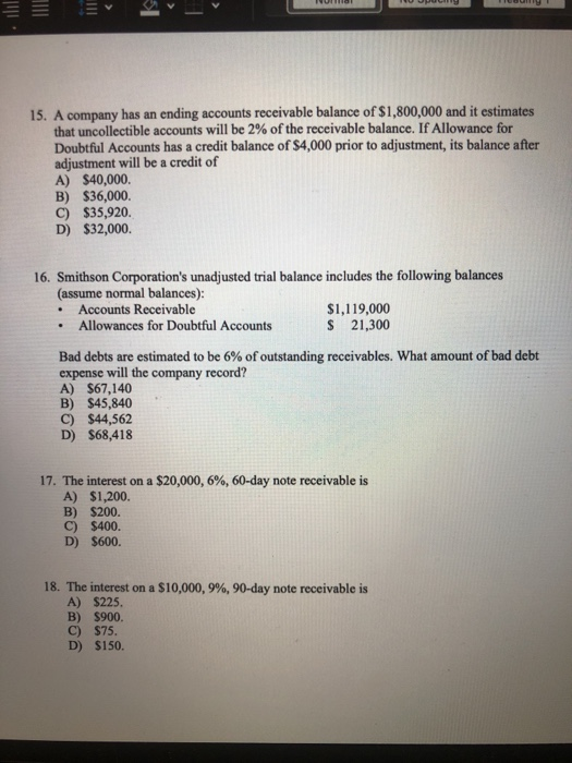 please help with these accounting problems! all questions please and thank you!