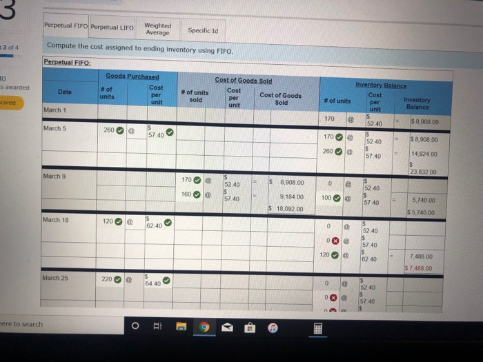 incorrect from your previous attem Required information The following information applies to