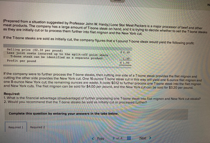 at a selling price of $64 per unit. The company's unit costs