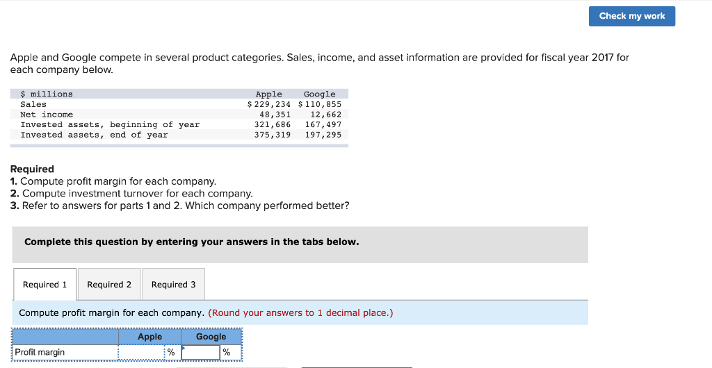 Will someone please help me with this one? Check my work Apple