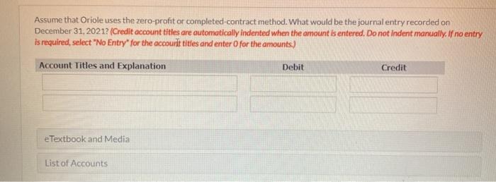 method, calculate the percent complete for 2020 and 2021 2020 2021 Percent