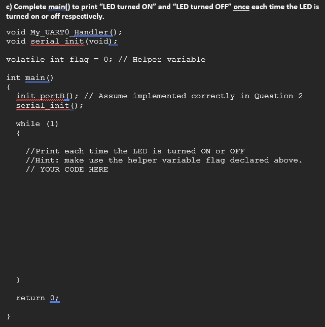 (ISR) that processes the occurrence of a UARTO received data interrupt. In