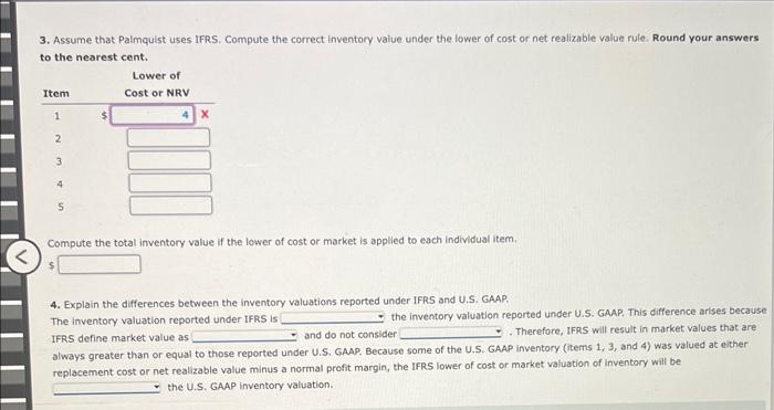 on all items is 20% of cost. The following information is obtained