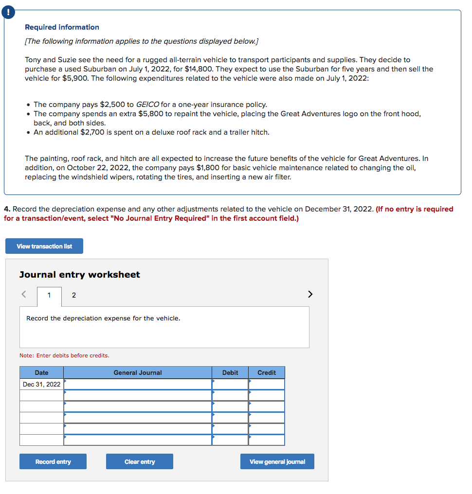 Suzie see the need for a rugged all-terrain vehicle to transport participants