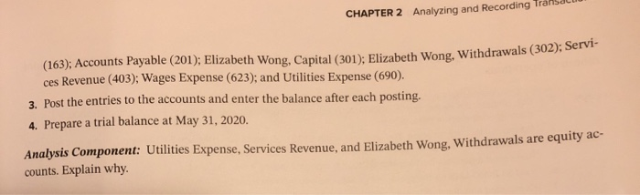 4, 5, 6 CHECK FIGURE: 4. Total Dr. = $176,230 lizabeth Wong