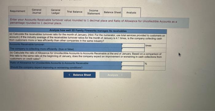 the followeng transactions occur: Janeery'a Fruvite antiotes to evetoets foe eash, 310,