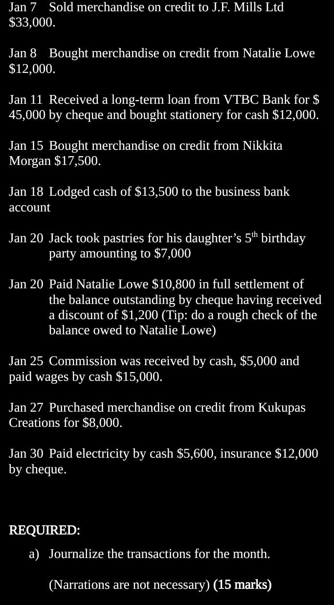 a part time basis for the past 3 years. As of January