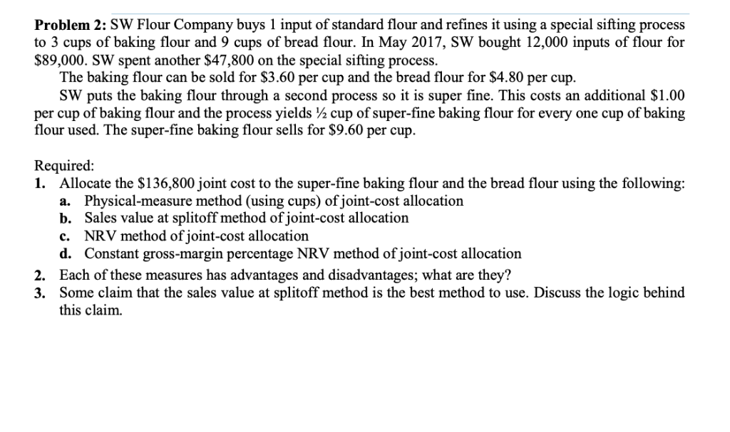 I only need the answer to problem 3. problem 2 just provides