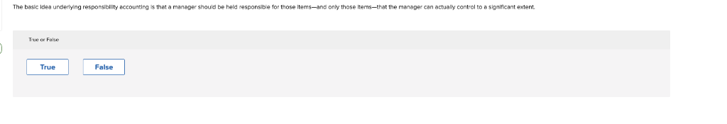 to a significant extent. The basic idea underlying responsibility accounting is