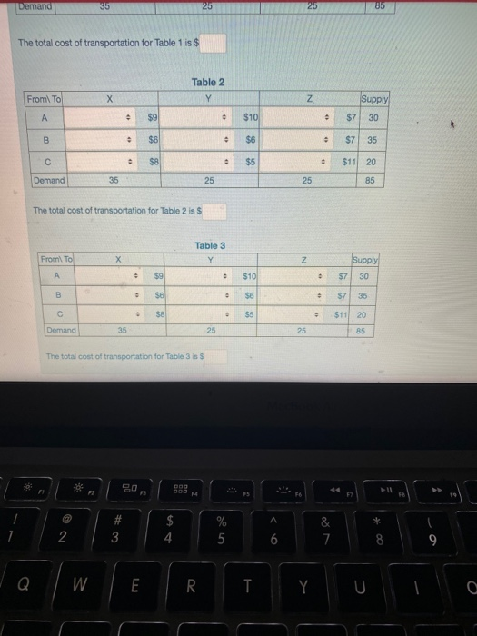 To X Y Z Supply A 89 510 57 30 B $6