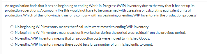 of costs added during the period. Denominator of units completed + Equivalent